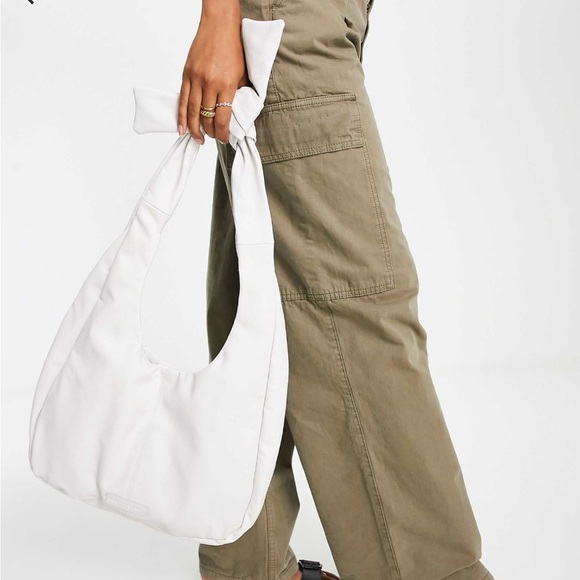 White Bolongaro (ASOS) large hobo shoulder bag - Picture 1 of 6